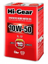 Hi-Gear 10W-50 SL/CF 4л п/синт масло моторное HG1154