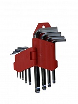 Набор ключей шестигранных с шариковой головкой, 9 шт. 1.5 - 10 мм, стандартные  SKYBEAR