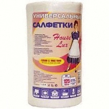 48906 Универсальная салфетка DUO House Lux №125*2 рулон net 22*23 спанлейс 45г/м2