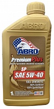 ABRO Premium Plus 5W40 1л синт. масло моторное