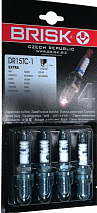 Свечи BRISK DR15TC-1 к-т 4шт ВАЗ 16кл 3-х электродная