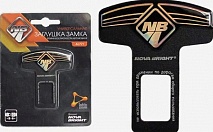 Заглушка замка ремня безопасности "Nova Bright" металлическая 46791