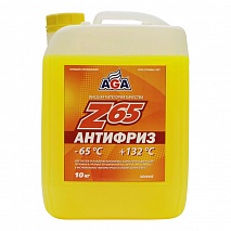 AGA044Z Антифриз желтый, -65С, G12++, 10кг