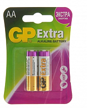 Алкалиновые батарейки GP Extra Alkaline 15А AA - 2 шт. на блистере