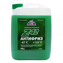 AGA050Z Антифриз зеленый, -42С, G12++, 10 кг