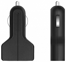 АЗУ 2 USB 2.1А, дата-кабель microUSB, черный, Prime Line 2213 -