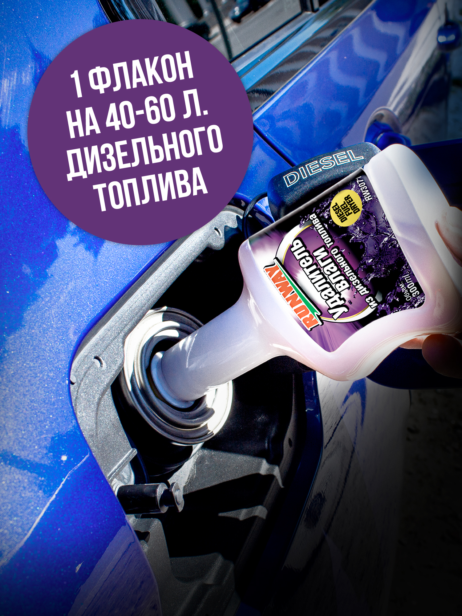 RW3071 Удалитель влаги из дизельного топлива 300мл С