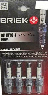 Свечи BRISK DR15YC-1-J к-т 4шт ВАЗ инж 16кл