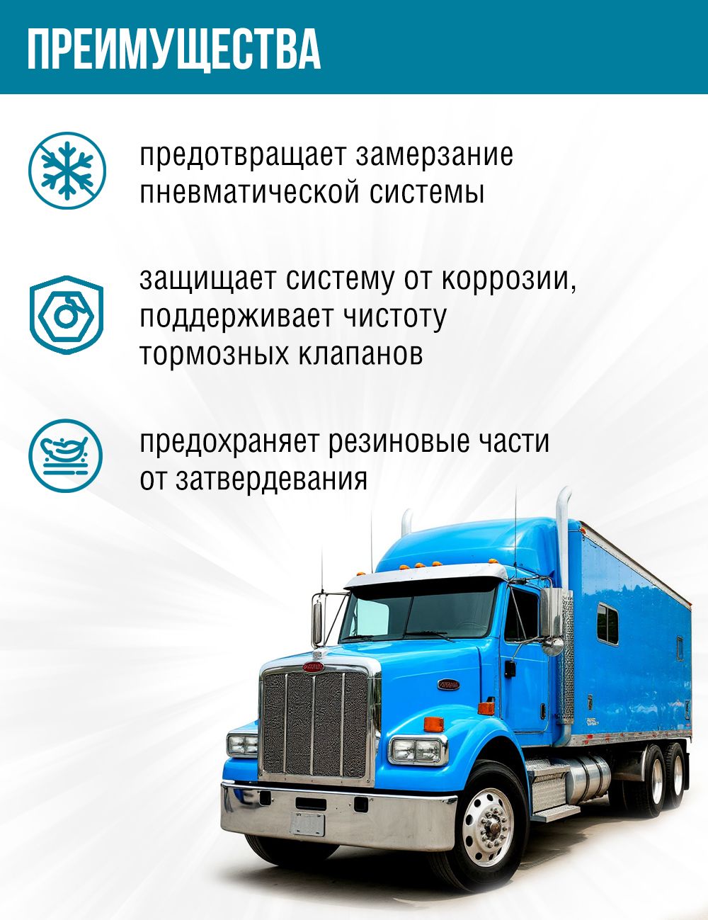 RW1073 Антифриз для пневмотормозов 1л.