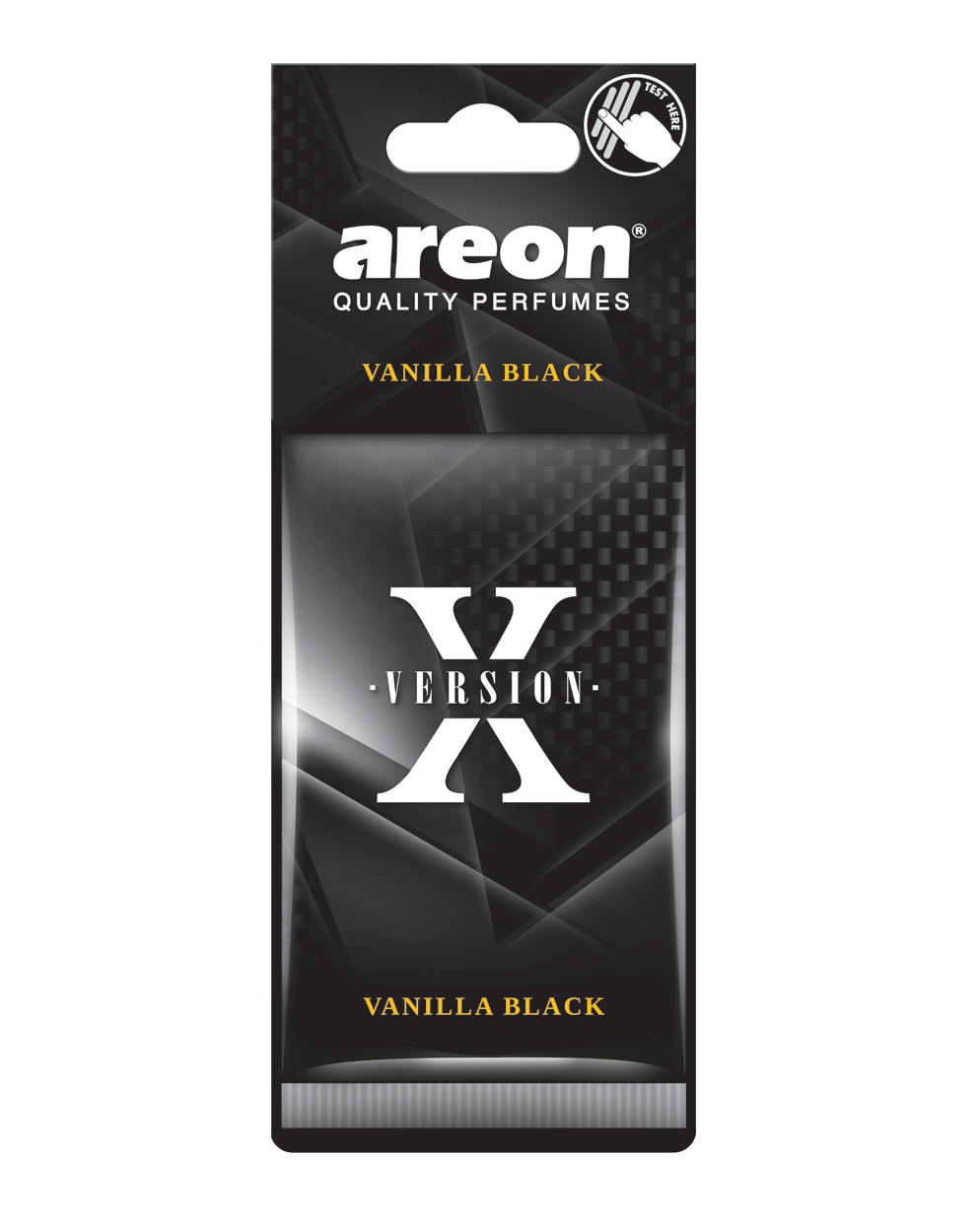Ароматизатор AREON "X-VERSION"Vanilla Black AXV11