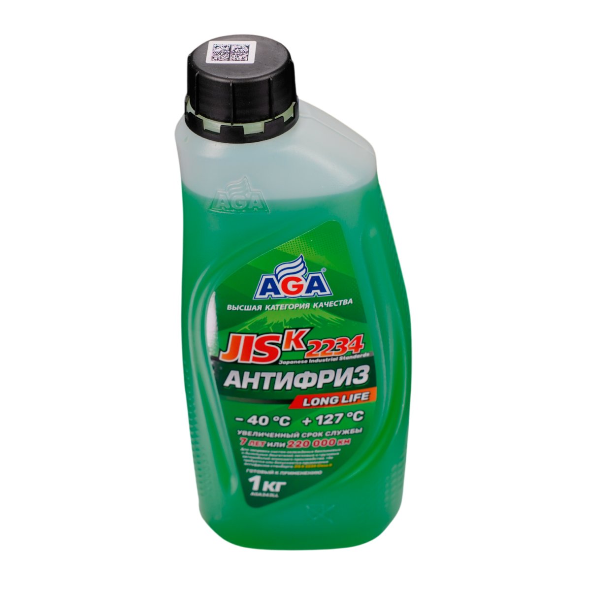 AGA343LL Антифриз зеленый,  -40С, 1кг JIS K 2234