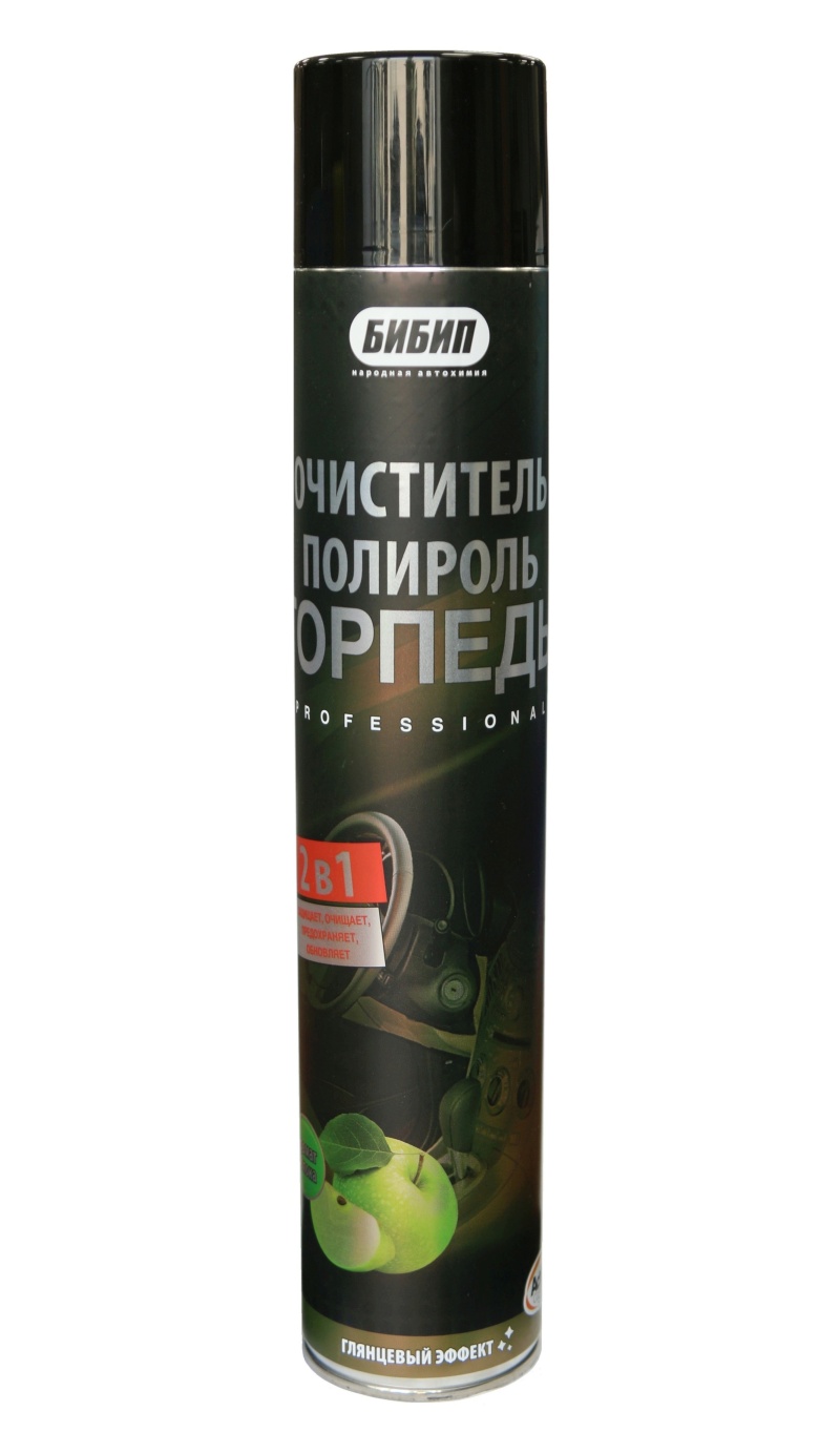  БИБИП Полироль пластика торпеды professional яблоко аэрозоль 1000мл
