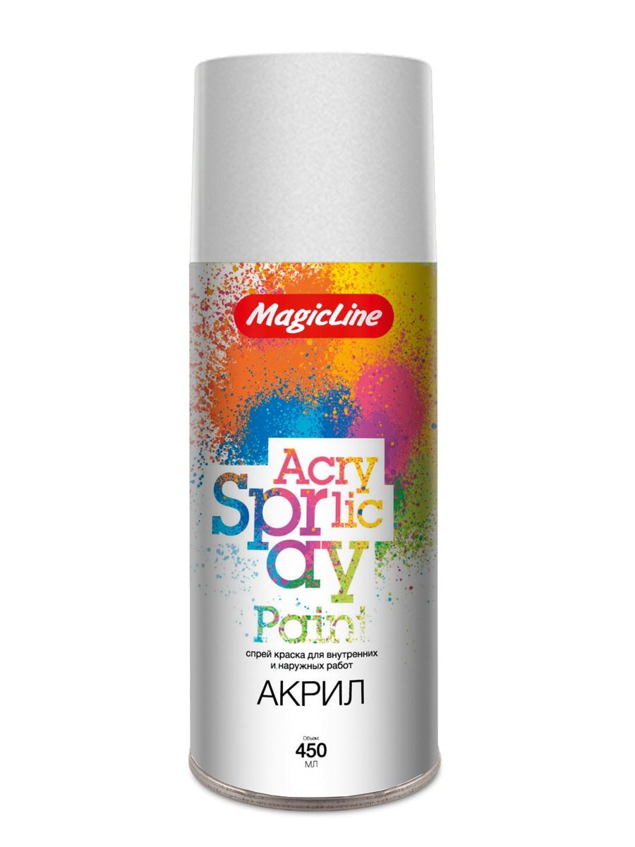 420 Краска белая матовая (265г) Magic Line