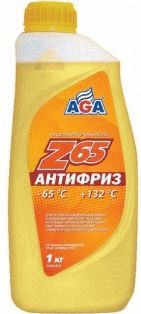 AGA042Z Антифриз желтый, -65С, G12++, 1кг