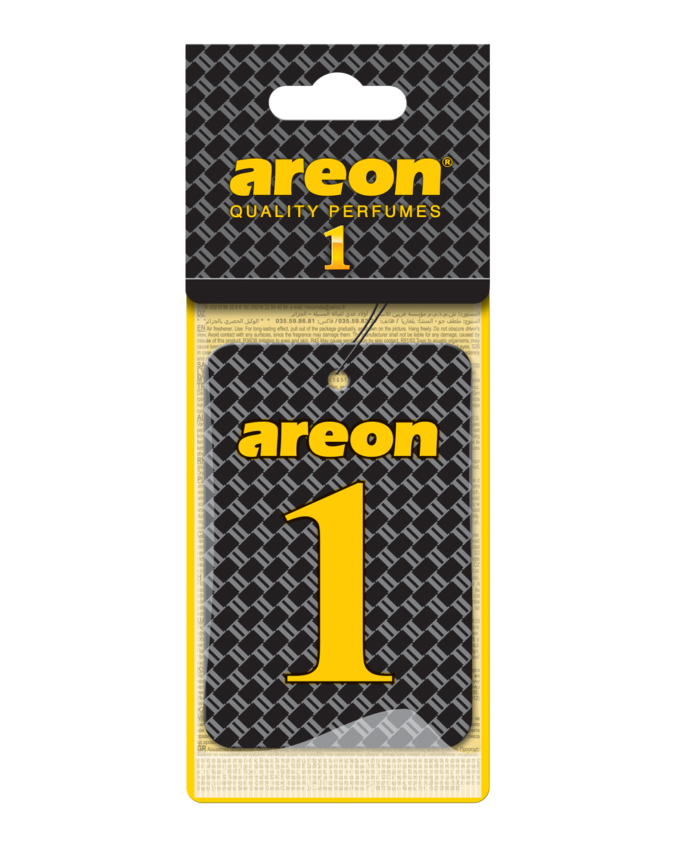 Ароматизатор AREON " 1 " DRY1S01