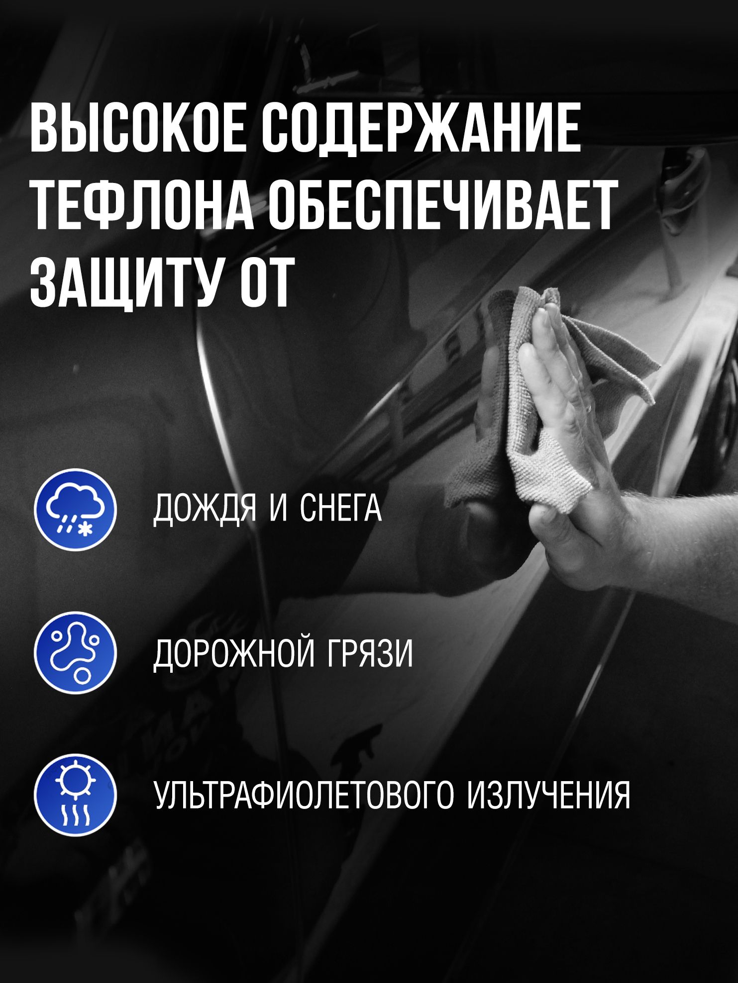 RW2502 Полироль с тефлоном 250мл. С