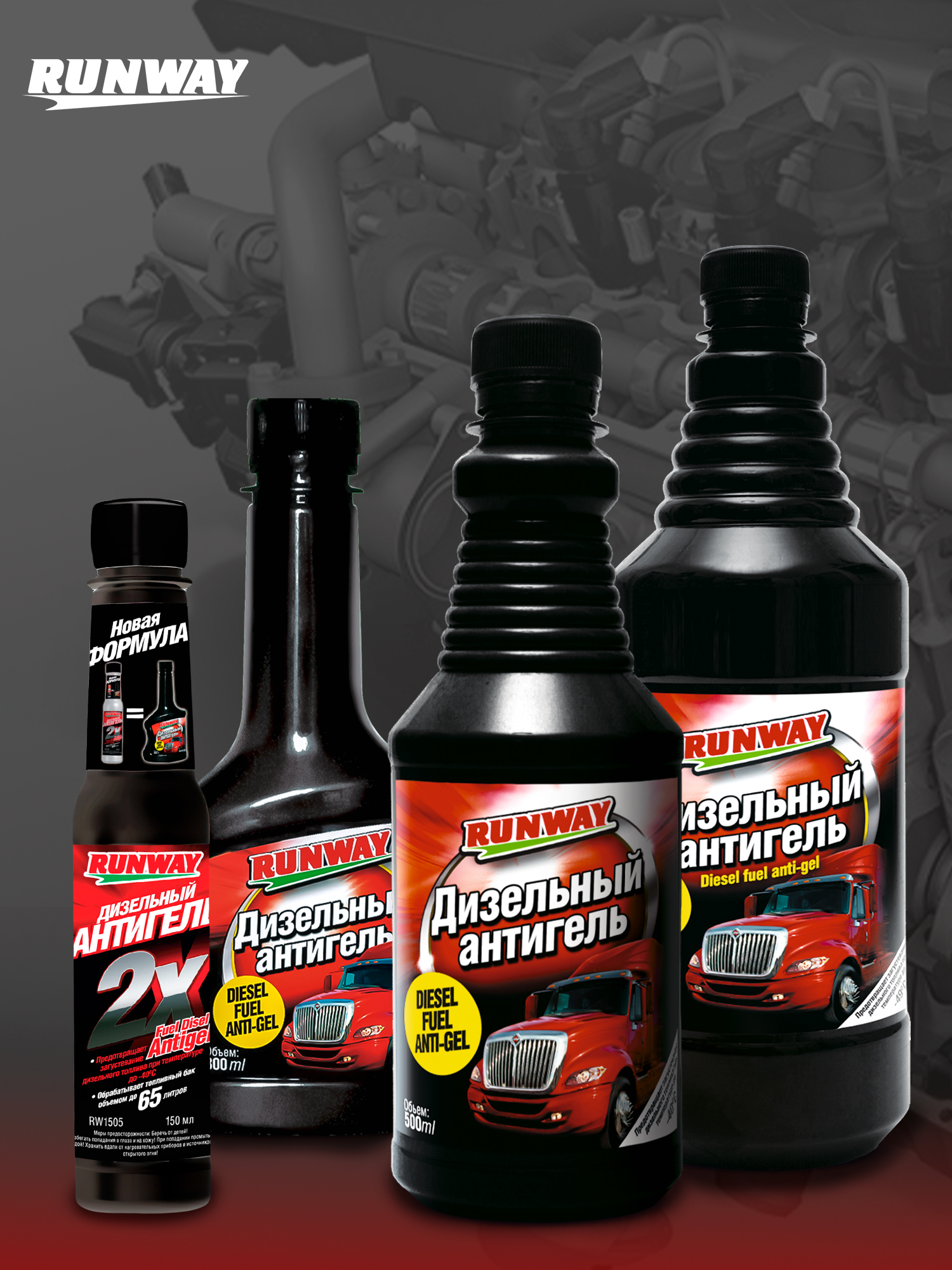 RW3035 Дизельный антигель 300 мл