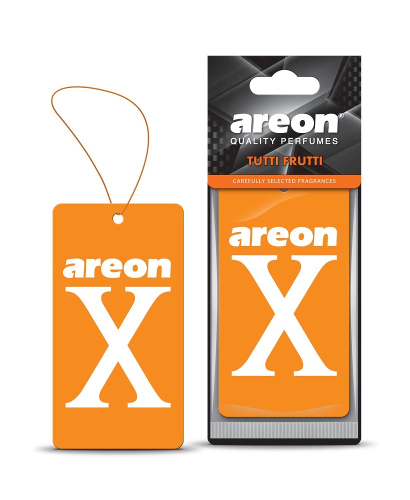 Ароматизатор AREON "X-VERSION  ORANGE-Tutti Frutti" XV14
