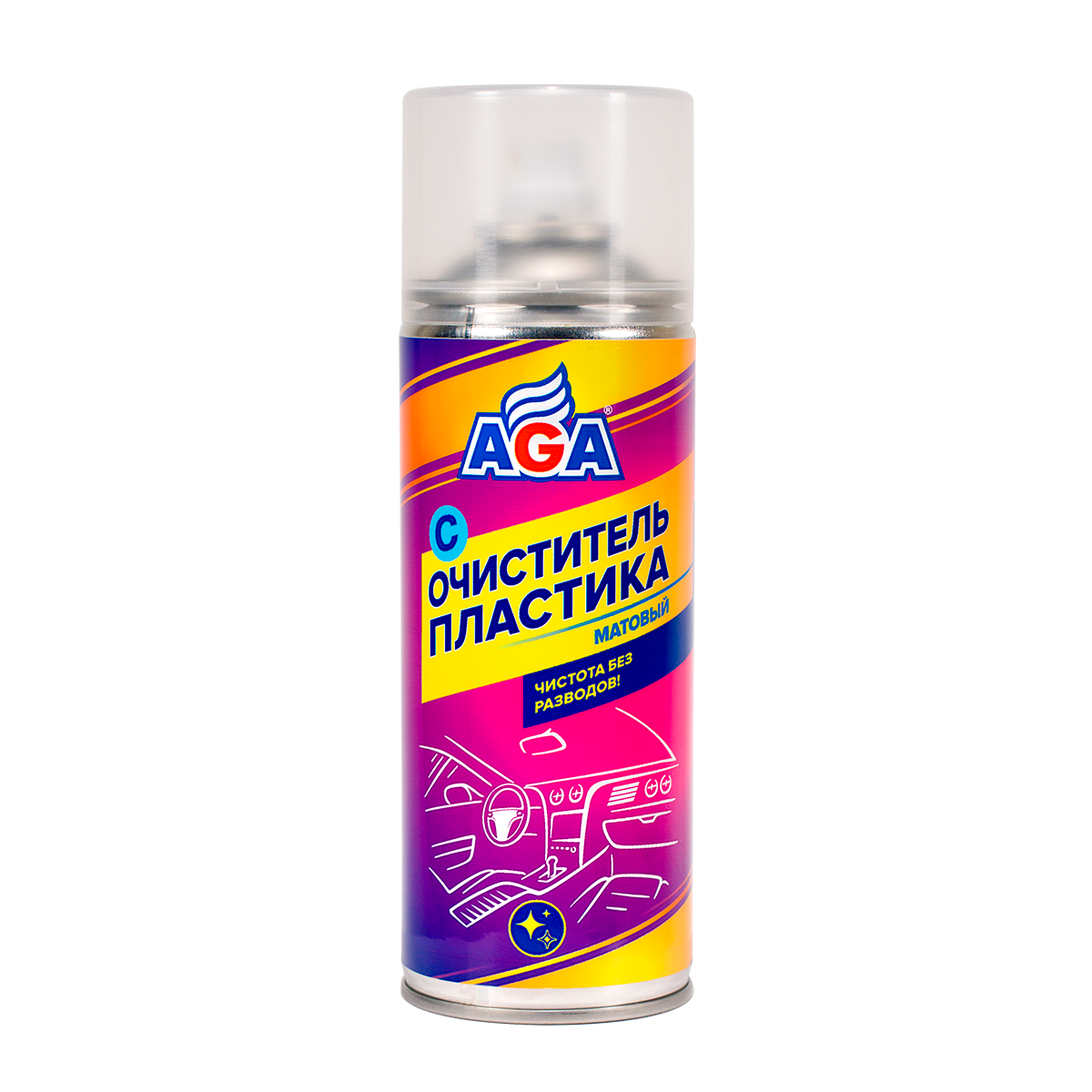 AGA457C Очиститель пластика с матовым эффектом, С7