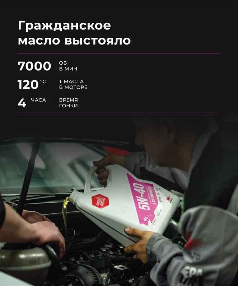 ВМПАВТО 5w40 SN/CF A3/B4  4л синт масло моторное 9223 +