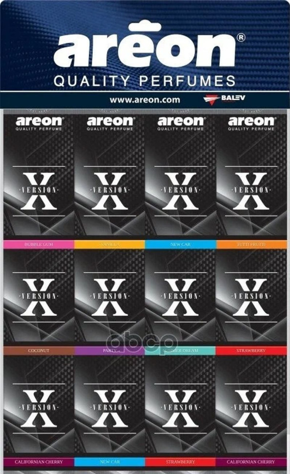 Ароматизатор AREON disp. "X-VERSION" MIX х 60 704-123