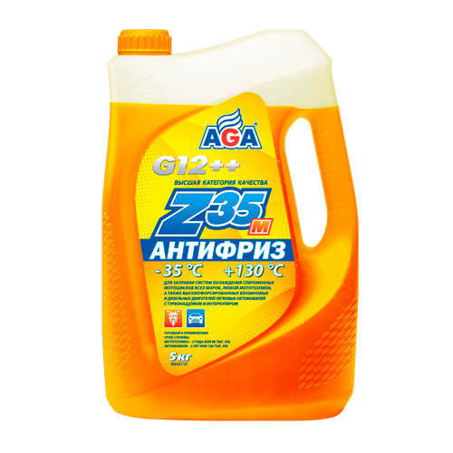 AGA311Z Антифриз оранжевый -35С, G12++, 5 кг А