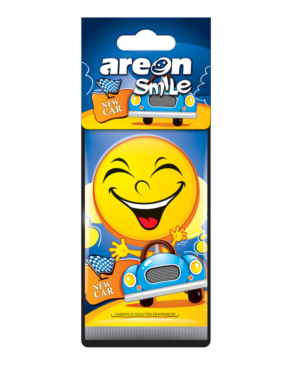 Ароматизатор AREON "SMILE RING"  NEW CAR ASD21