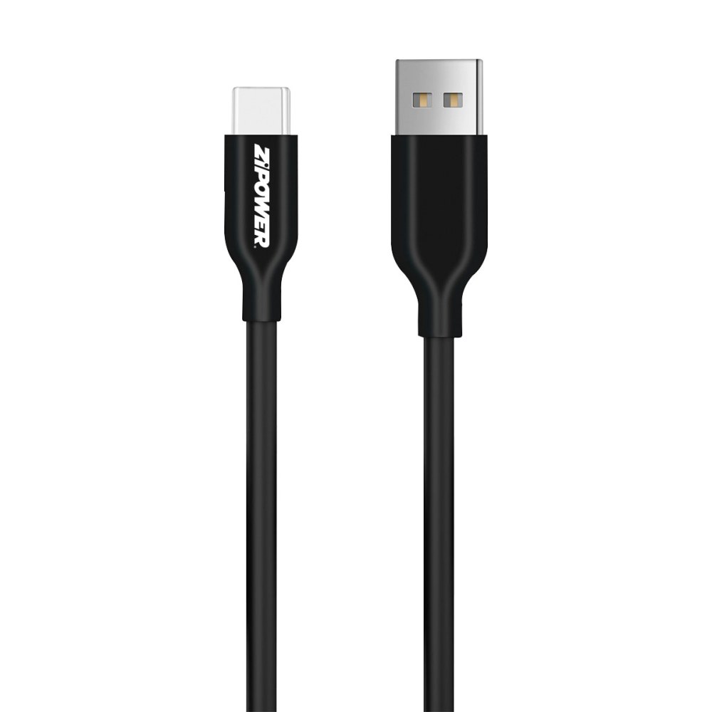PM6731 Кабель USB Type-A Type-C, 3 A быстрая зарядка, 2 м, передача данных 480 Мбит/с, черный