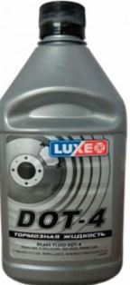 LUX-OIL Тормозная жидкость DOT-4   455г
