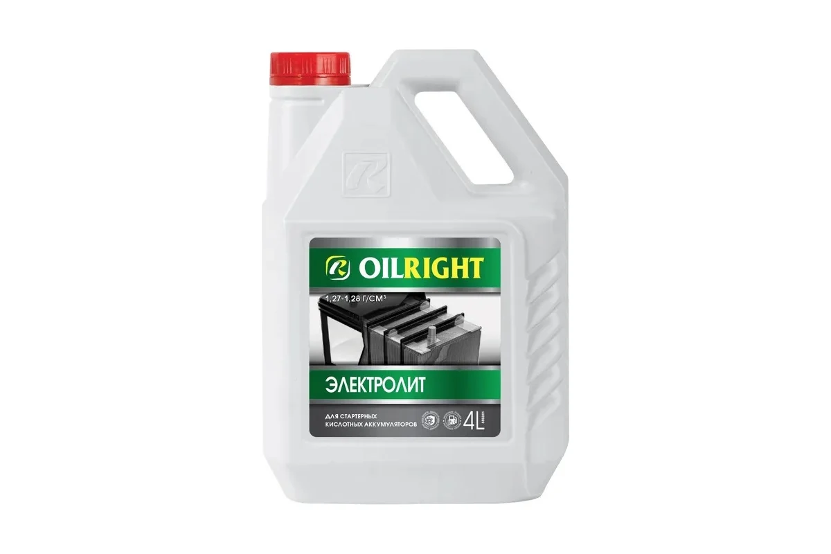 Oil Right Электролит 1,28 г/куб.см 4л ПЭТ +