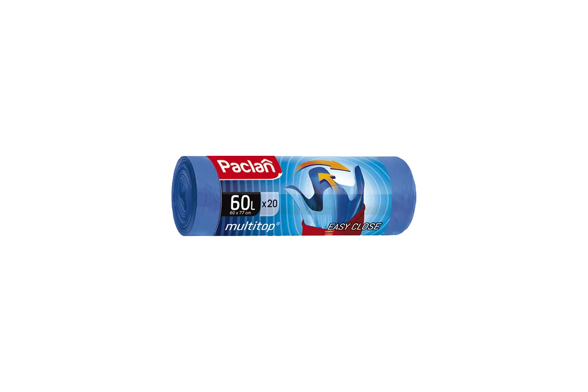 PACLAN MULTITOP Мешки д/мусора 60л, 20шт.