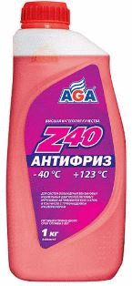 AGA001Z Антифриз красный, -40С, G12++, 1кг