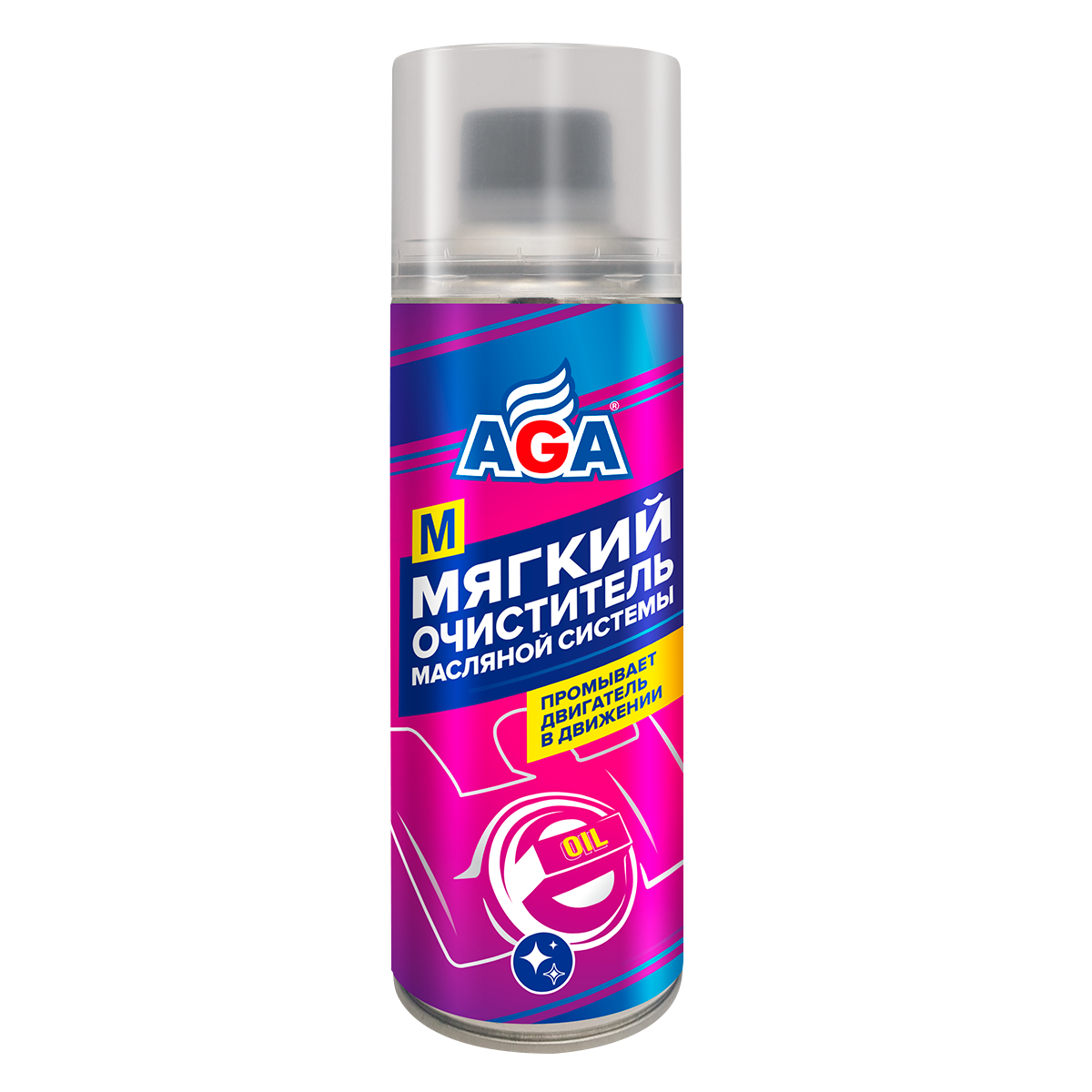 AGA903M Мягкий очиститель масляной системы 335 мл А