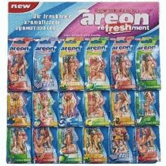 Ароматизатор AREON "REFRESHMENT LIQUID" девочки лист 18шт DST08