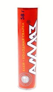 Холодная сварка АЛМАЗ (для ремонта бензобака) 58г