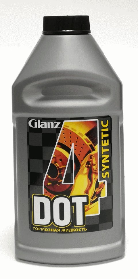  Тормозная жидкость DOT-4 455гр. Glanz