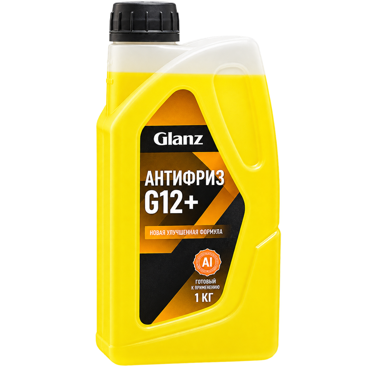   Glanz Антифриз G12+ Carboxylate PRO (желтый)  1кг
