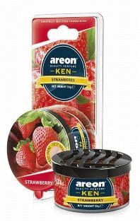 Ароматизатор AREON "KEN BLISTER" Strawberry AKB01