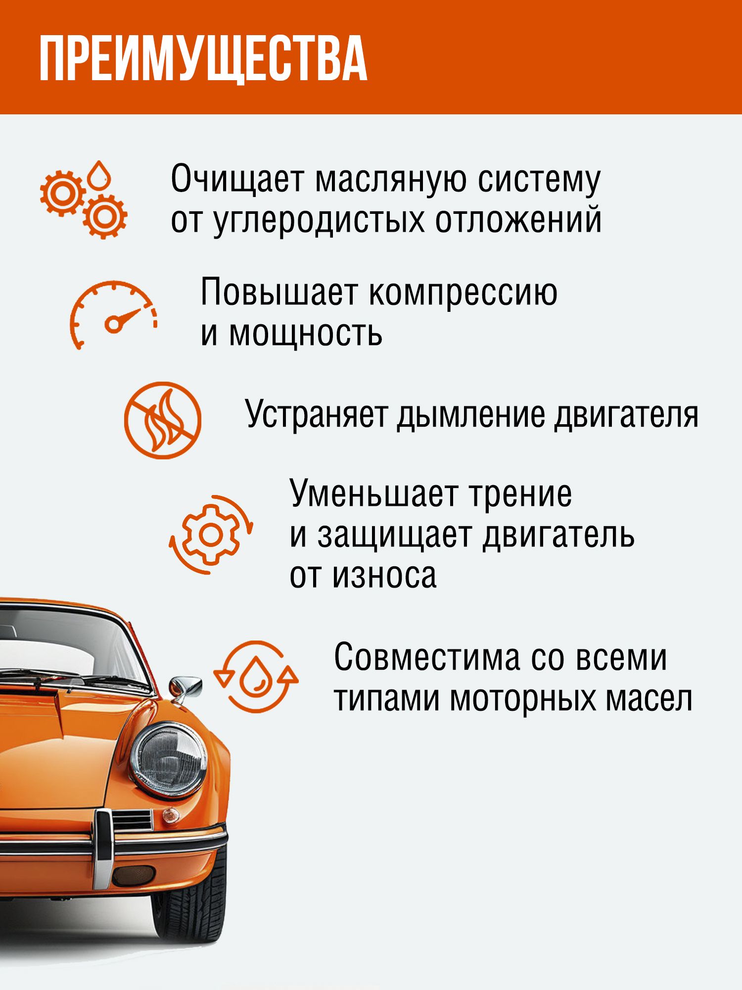 RW3028 Добавка в масло "Антидым" 300мл.