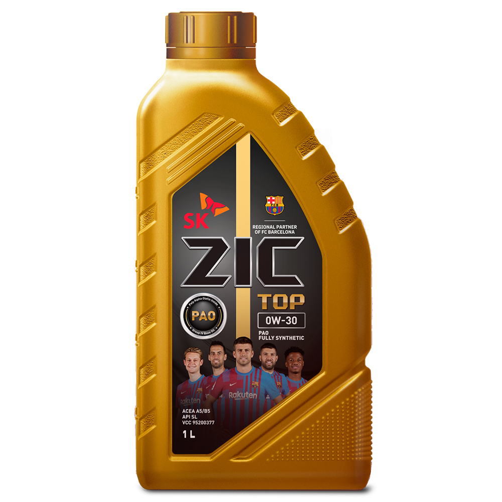 ZIC TOP 0W-30 SL, A5/B5 (синт) 1л масло моторное