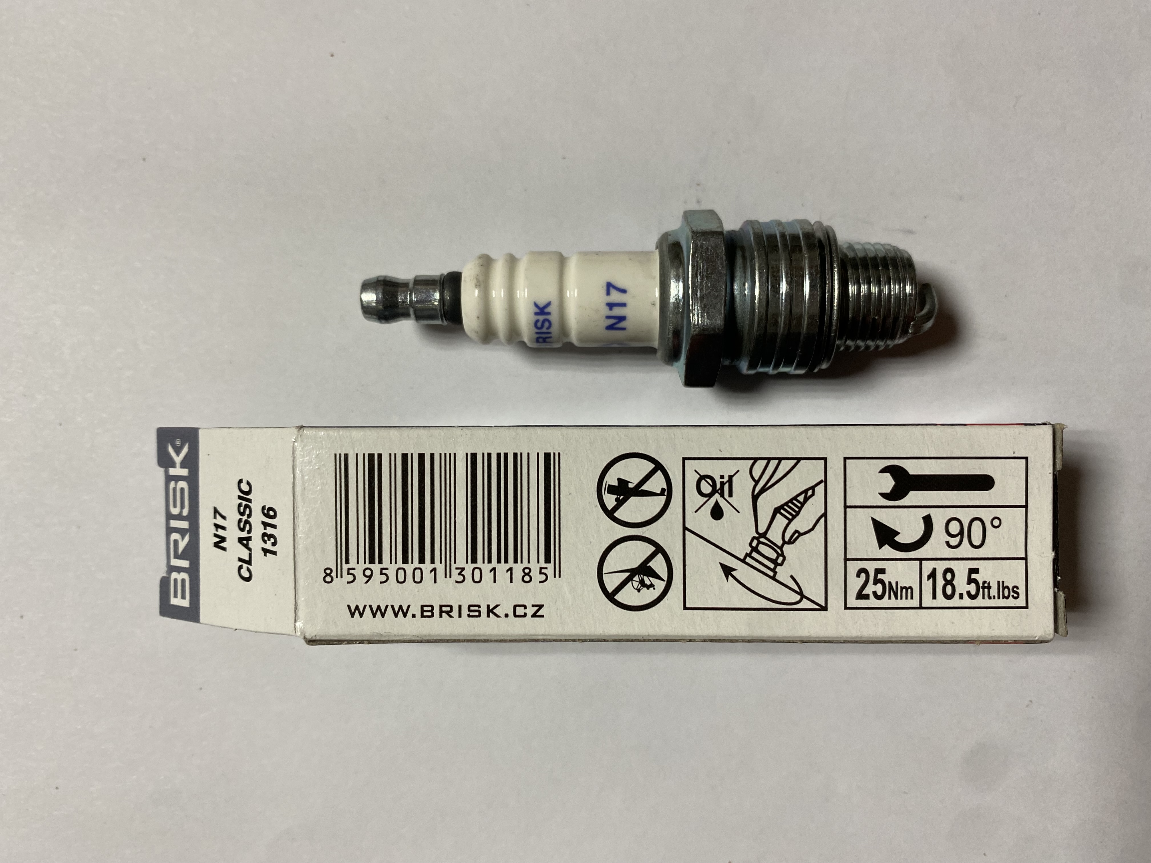 Свечи BRISK N17-А  ГАЗ 402 двиг(инд уп)