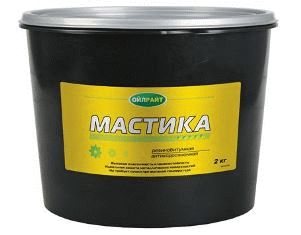 Oil Right Мастика резиново-битумная 2кг пластиковая банка +