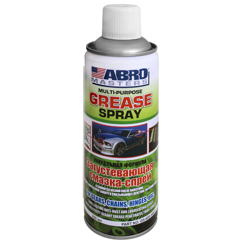 ABRO Смазка спрей загустевающая 420 г ABRO MASTERS