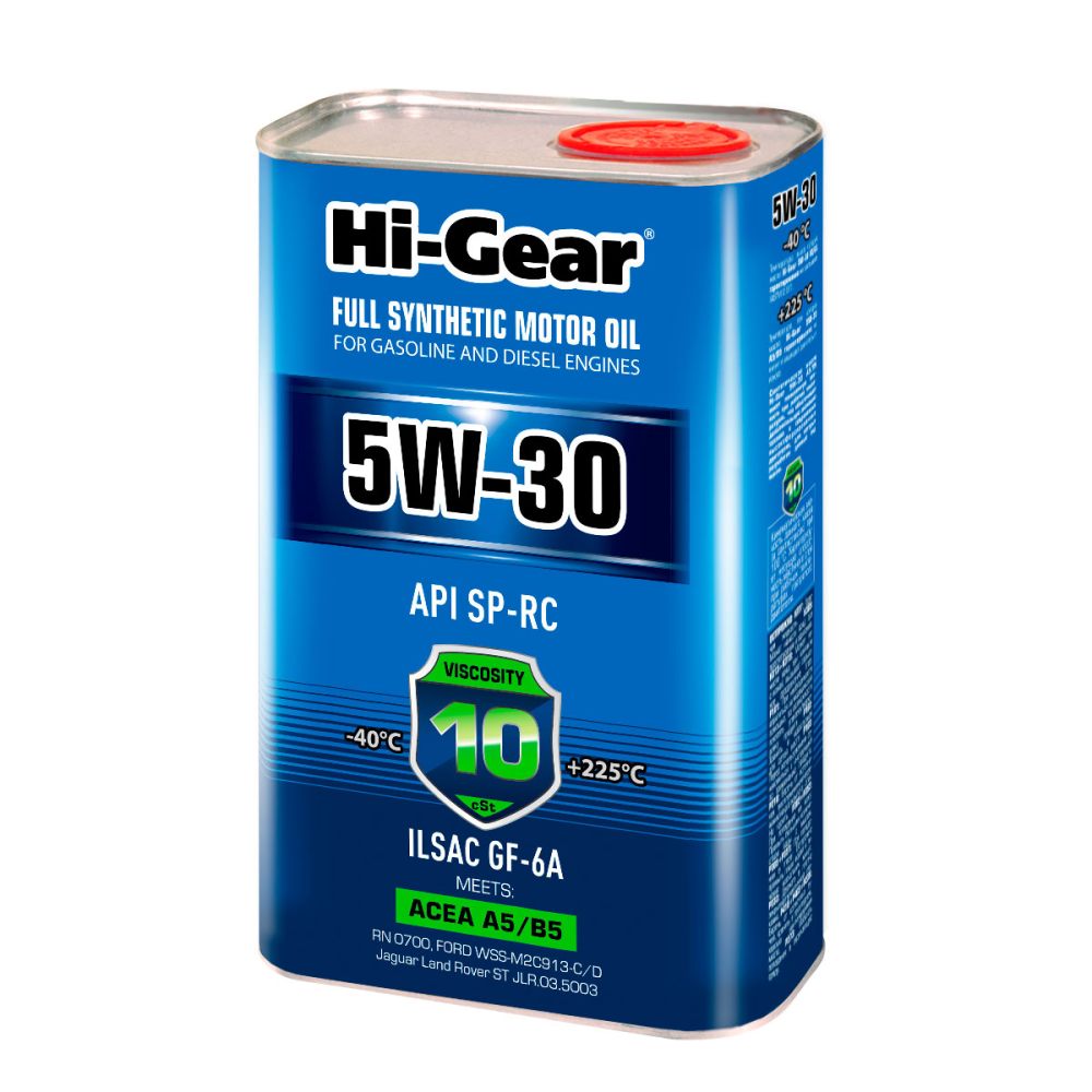 Hi-Gear 5W-30 ACEA A5/B5 API SP-RC ILSAC GF-6A 1л синт масло моторное HG0530