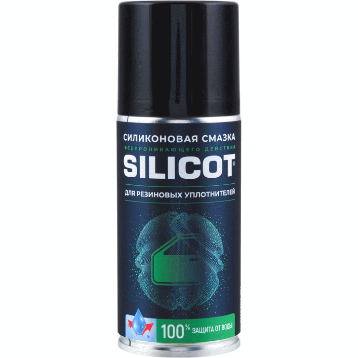 Смазка для резиновых уплотнителей SILICOT Spray аэрозоль 150мл ВМПАВТО 2706
