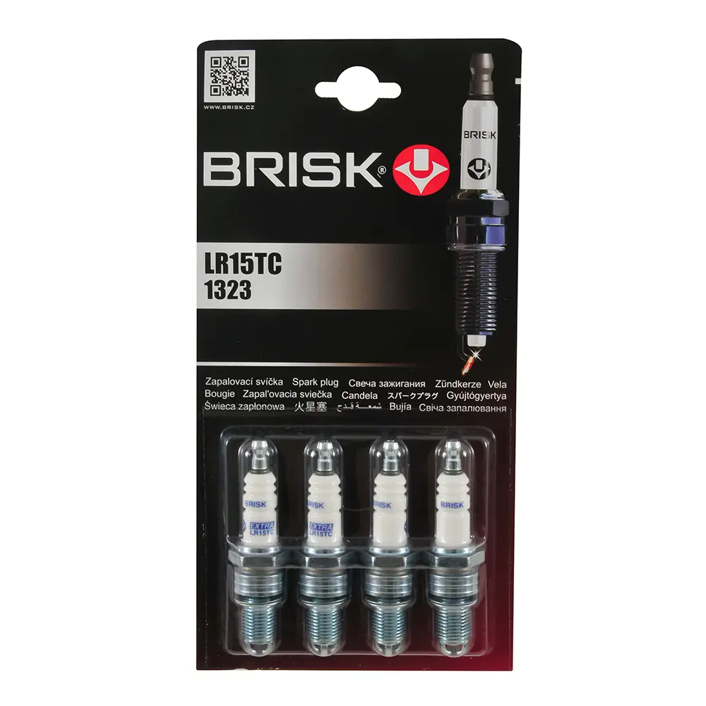 Свечи BRISK LR15TC-J к-т 4шт ВАЗ 2108 инж 8кл 3-х электродная