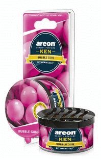 Ароматизатор AREON "KEN BLISTER" BUBBLE GUM AKB06
