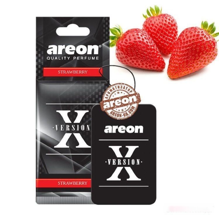Ароматизатор AREON "X-VERSION Strawberry" AXV06