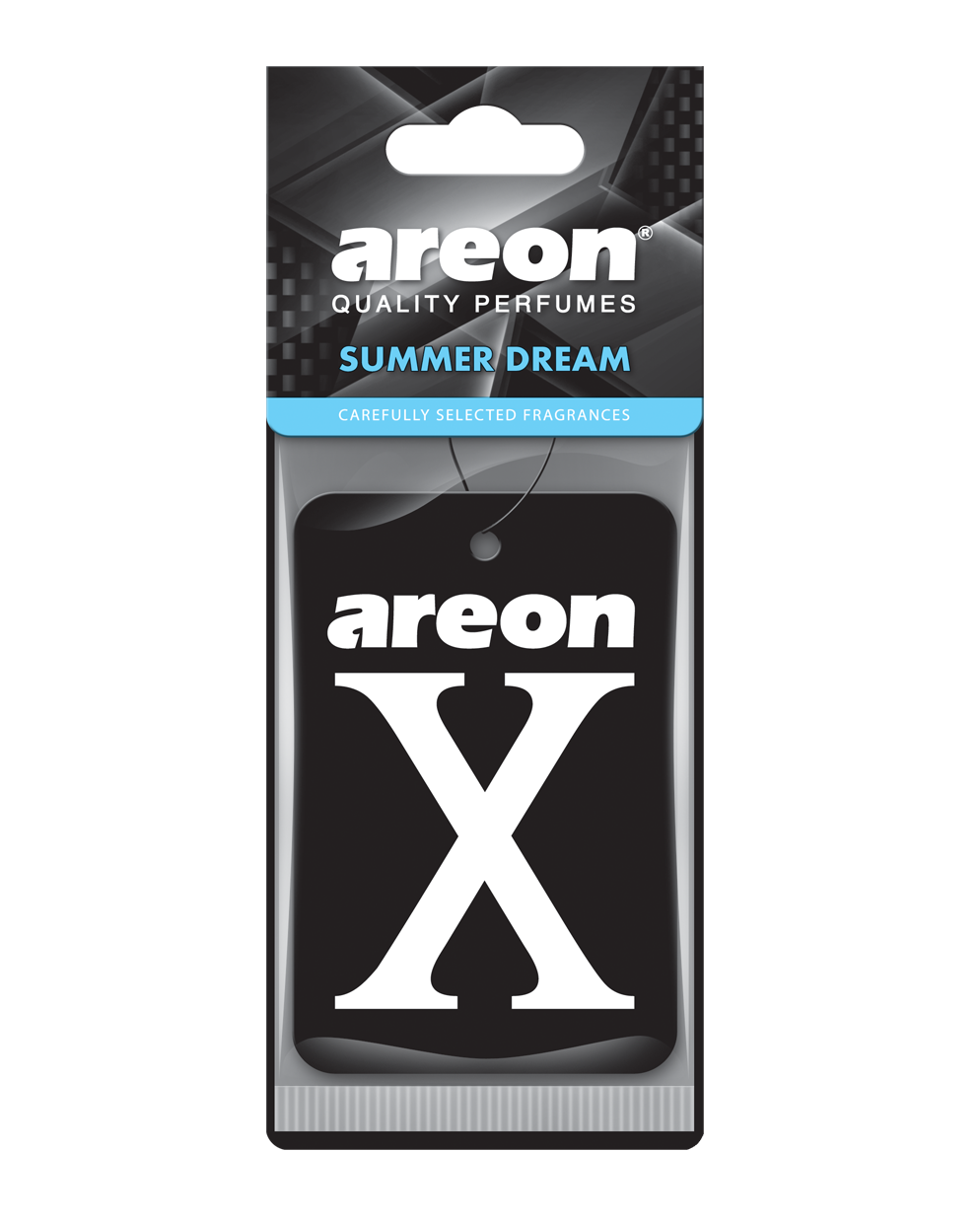 Ароматизатор AREON "X-VERSION BLACK Summer Dreams" AXV09