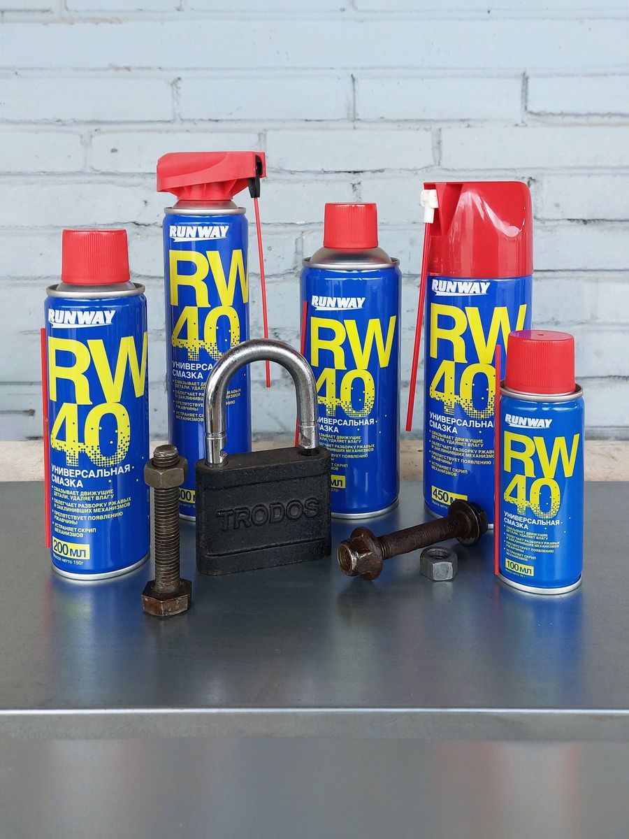 RW6096 Смазка универсальная проникающая RW-40 200 мл